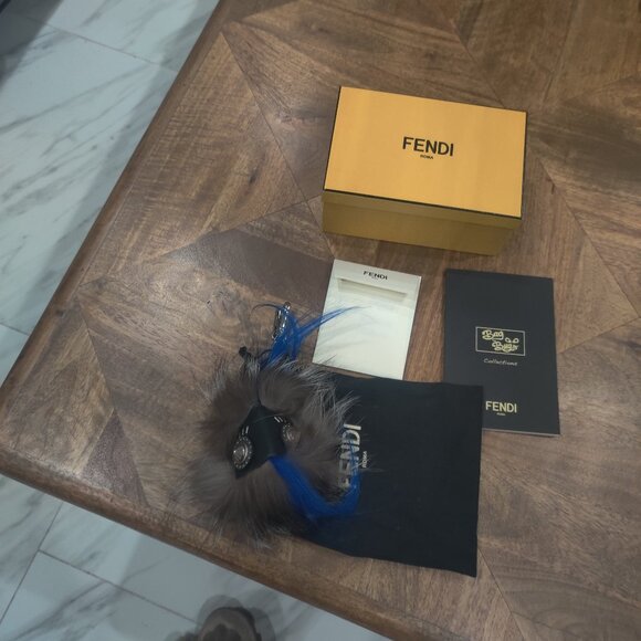 FENDI Monster Fur Bag charm New - Picture 2 of 5